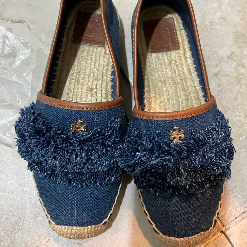 Tory Burch denim gorgeous shoes